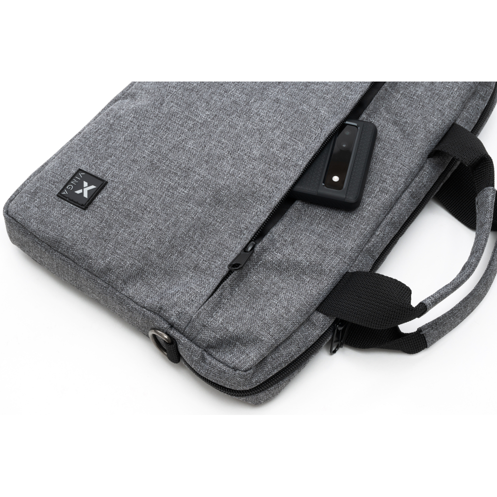 Сумка для ноутбука Vinga 14" NB1403 melange gray (NB1403GY) - зображення 5
