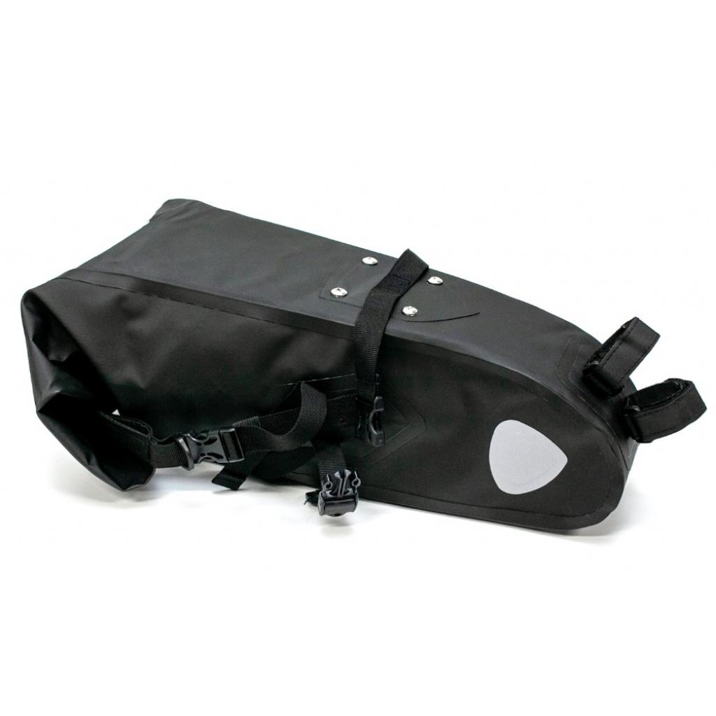 Сумка підсідельна Bravvos "байкпакінг" 62x14x14 см A2-402 Black (BIB-028) - зображення 2