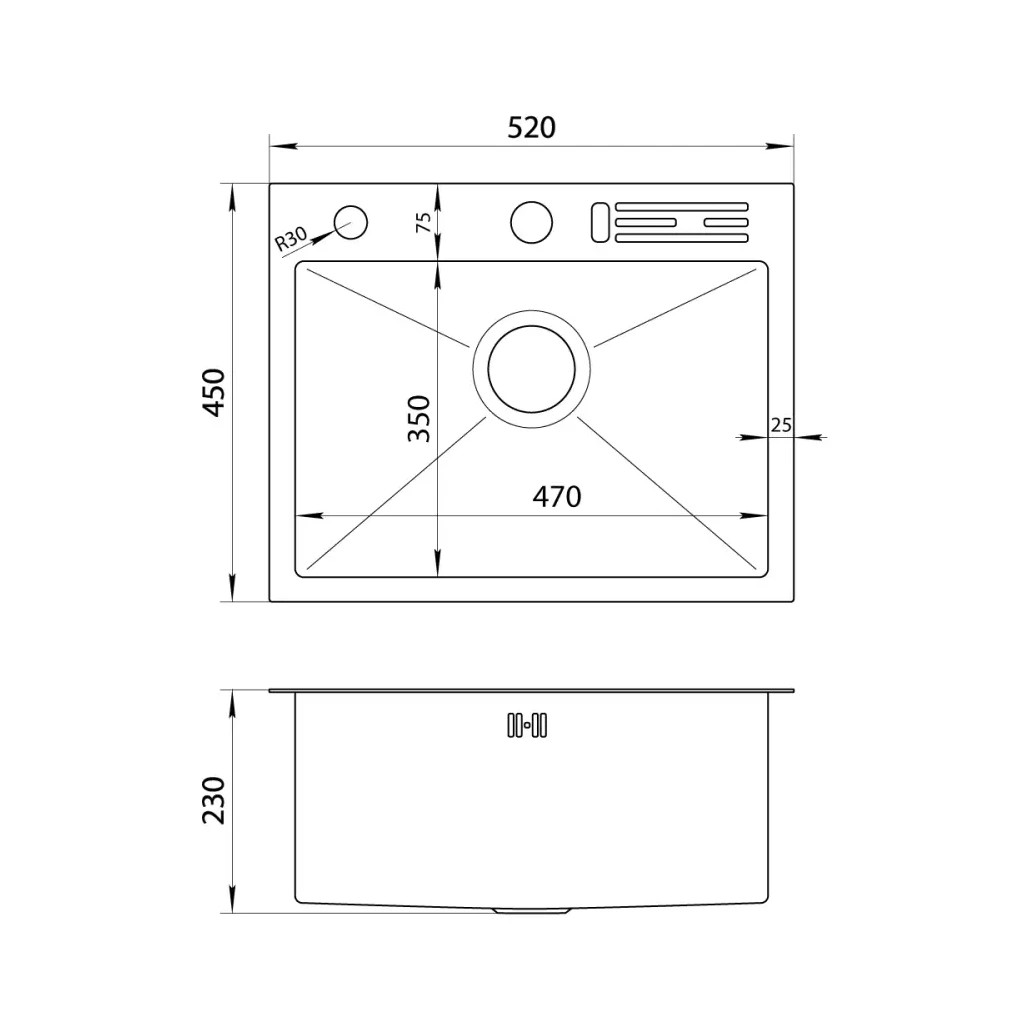 Мийка кухонна Nett NS-5245 - зображення 6