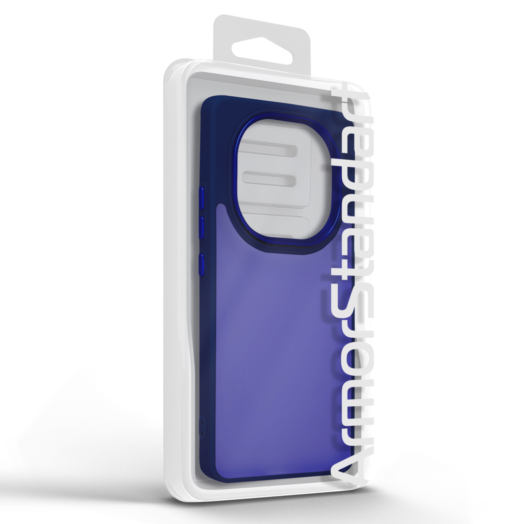 Чохол до мобільного телефона Armorstandart Frame Xiaomi Redmi Note 14 Pro 5G / Poco X7 Blue (ARM82402) - зображення 3