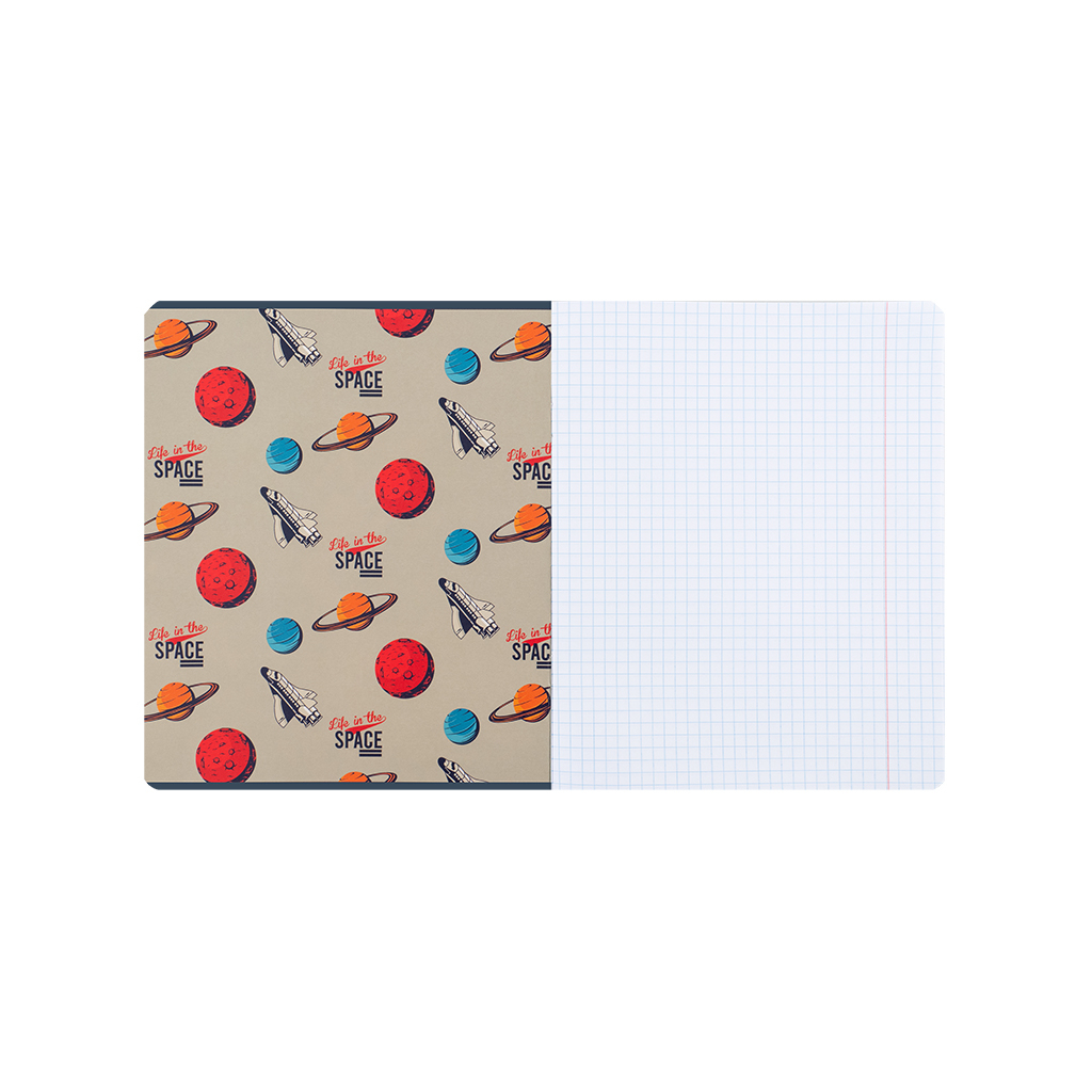 Зошит Kite NASA, 12 аркушів, клітинка (NS25-232) - зображення 2