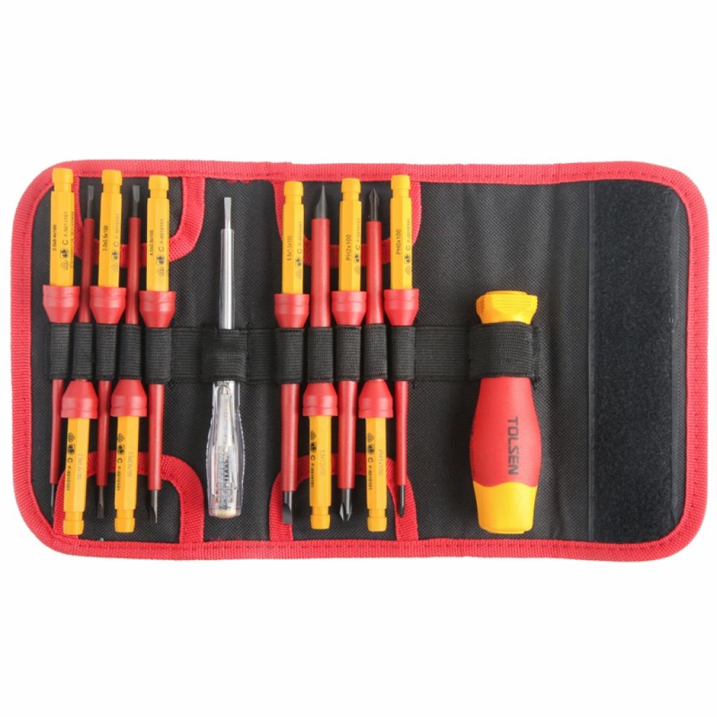 Набір викруток Tolsen змінних діелектричних VDE 12 шт (V33212) - зображення 1