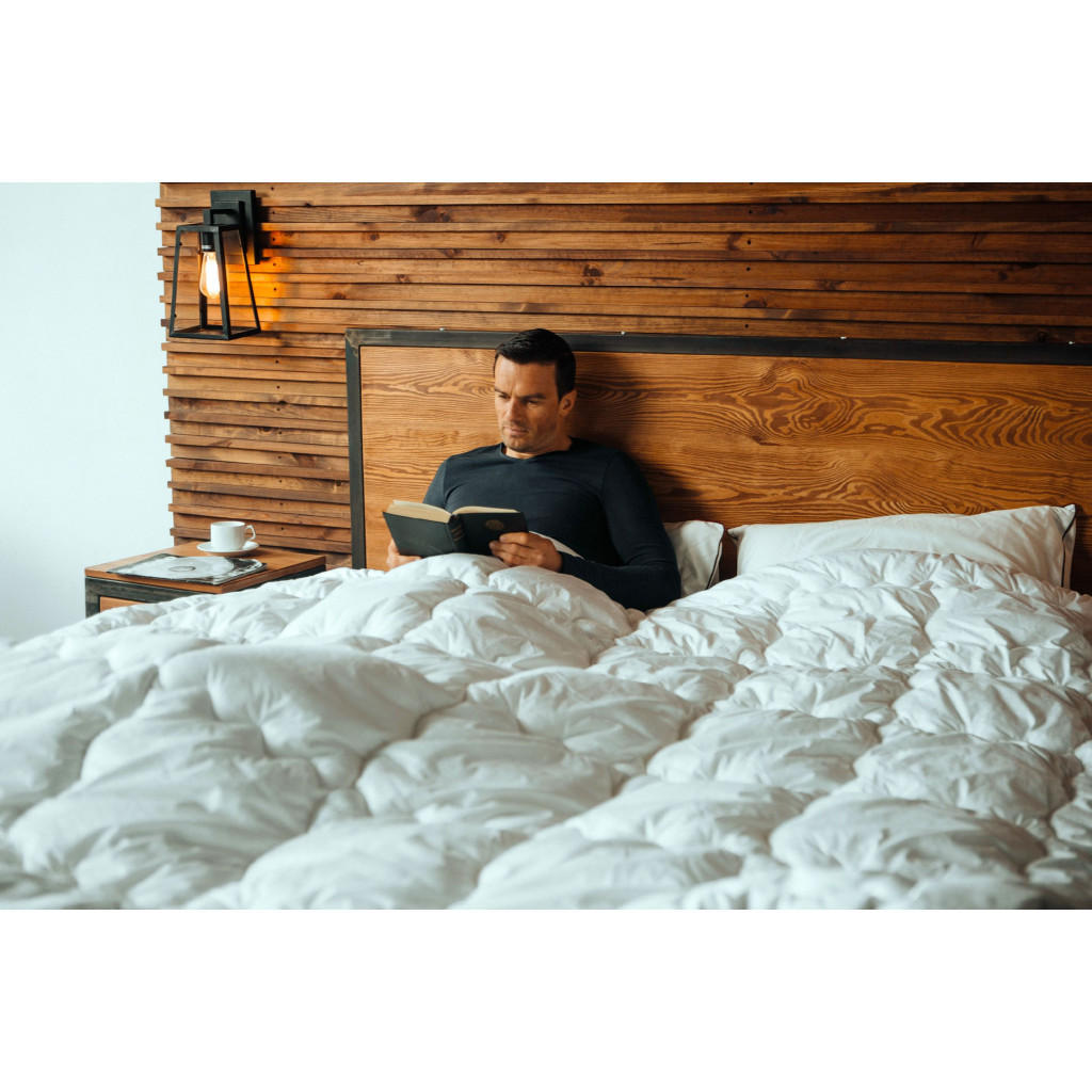 Ковдра MirSon антиалергенна EcoSilk №1311 DeLuxe Hand Made Зимова 172x205 см (2200001529939) - зображення 12