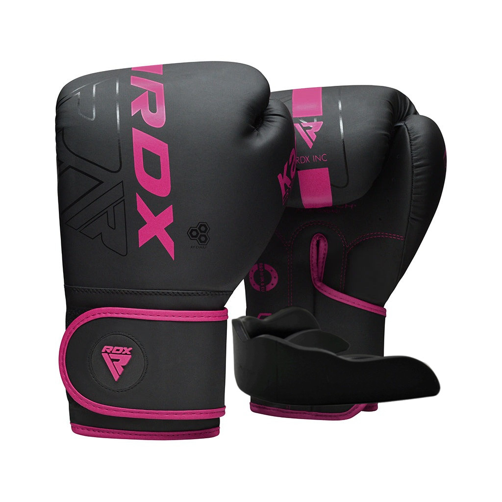 Боксерські рукавички RDX F6 Matte Pink 8 унцій (BGR-F6MP-8OZ) - зображення 1