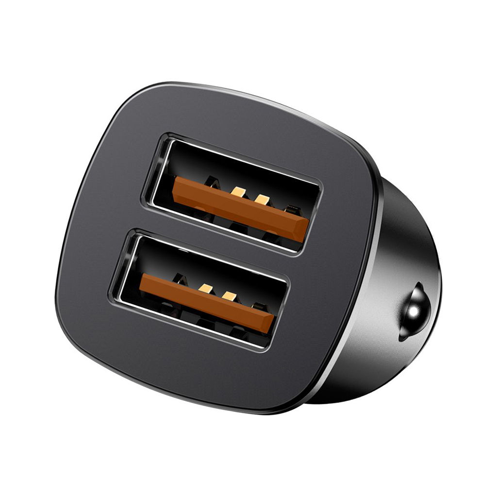 Зарядний пристрій Baseus Square metal A+A 30W Black (CCALL-DS01) - зображення 3