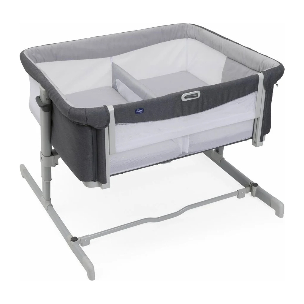 Ліжечко Chicco Next2Me Twins для двійні сірий (87077.68) - зображення 1