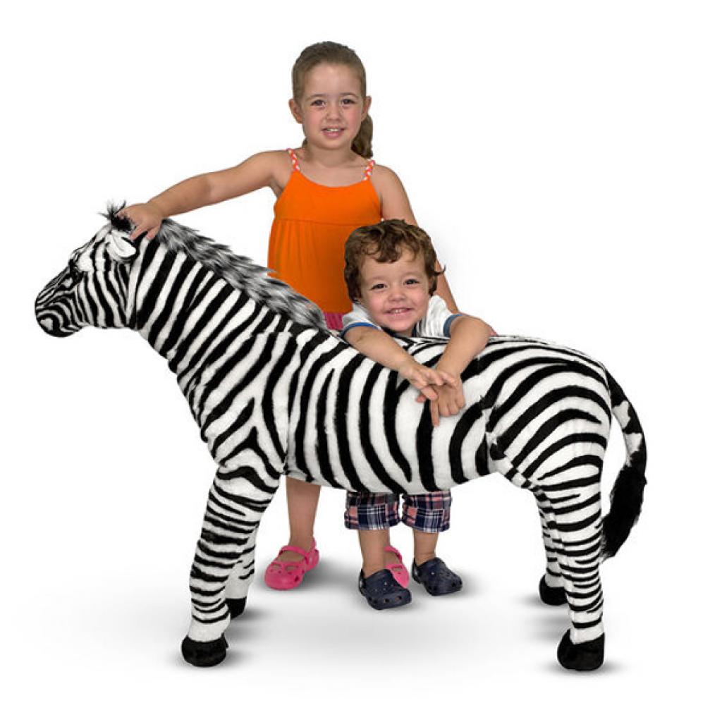 М'яка іграшка Melissa&Doug Гігантська плюшева Зебра (MD2184) - зображення 4