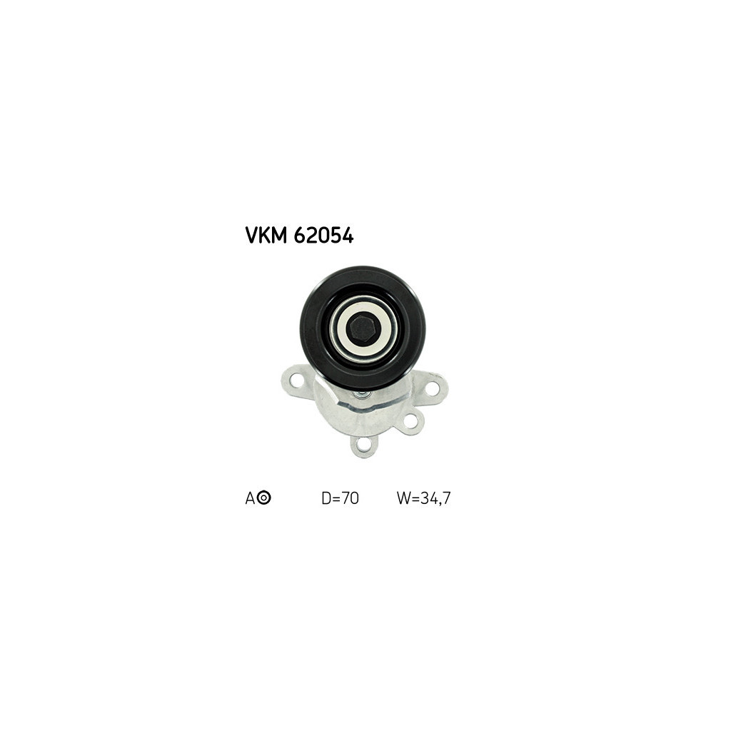 Ролик натягувача ременя SKF VKM 62054 - зображення 2
