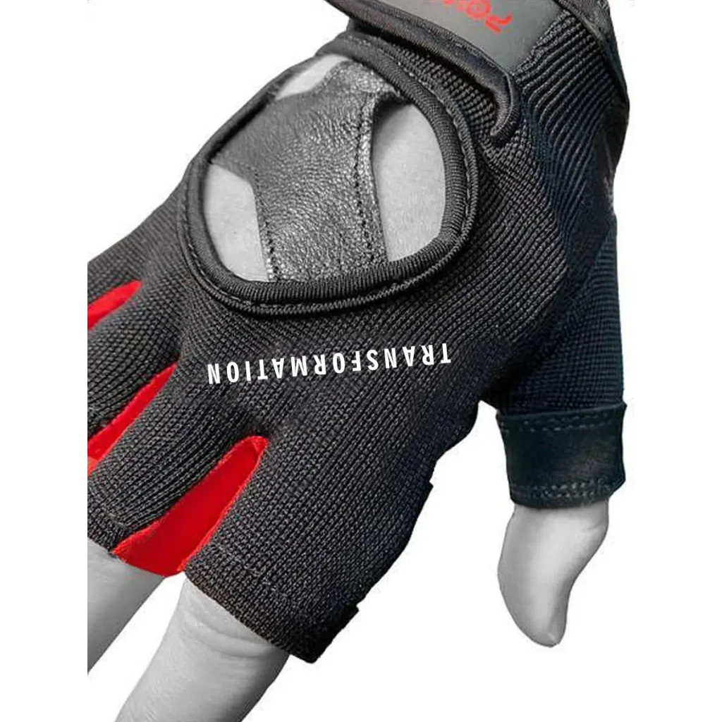 Рукавички для фітнесу PowerPlay 2222 Чорні XL (PP_2222_XL_Black) - изображение 5