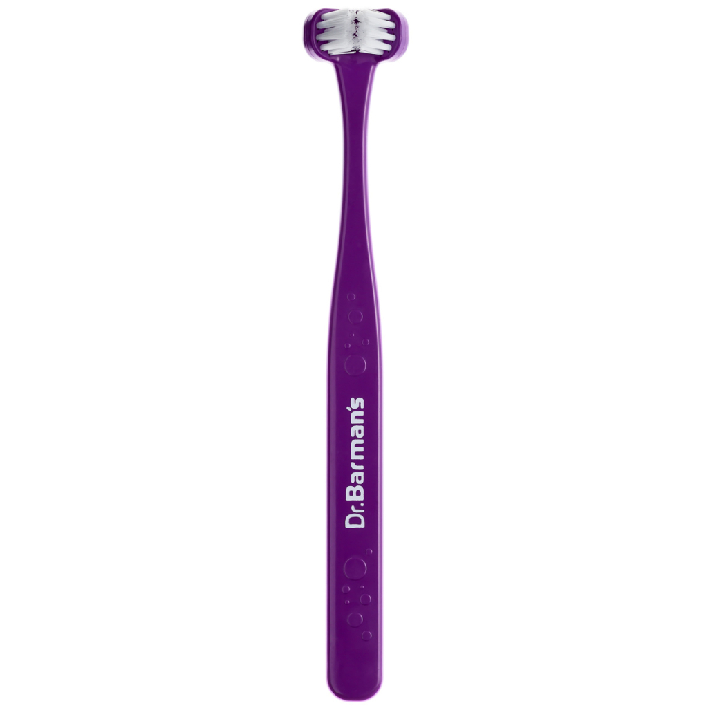 Дитяча зубна щітка Dr. Barman's Superbrush (Dentaco AG), 9603210000, тристороння (від 0-6 років), фіолетова (8.121/7) - изображение 1