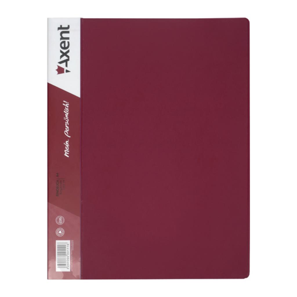 Папка-швидкозшивач Axent А4, burgundy (1304-04-А) - зображення 1