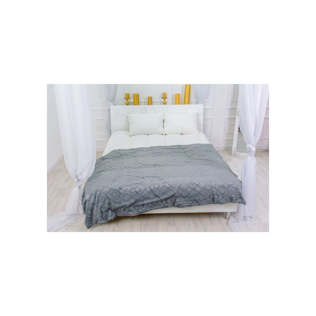 Плед MirSon 1027 Camellia Light gray 150x200 (2200002980210) - зображення 1