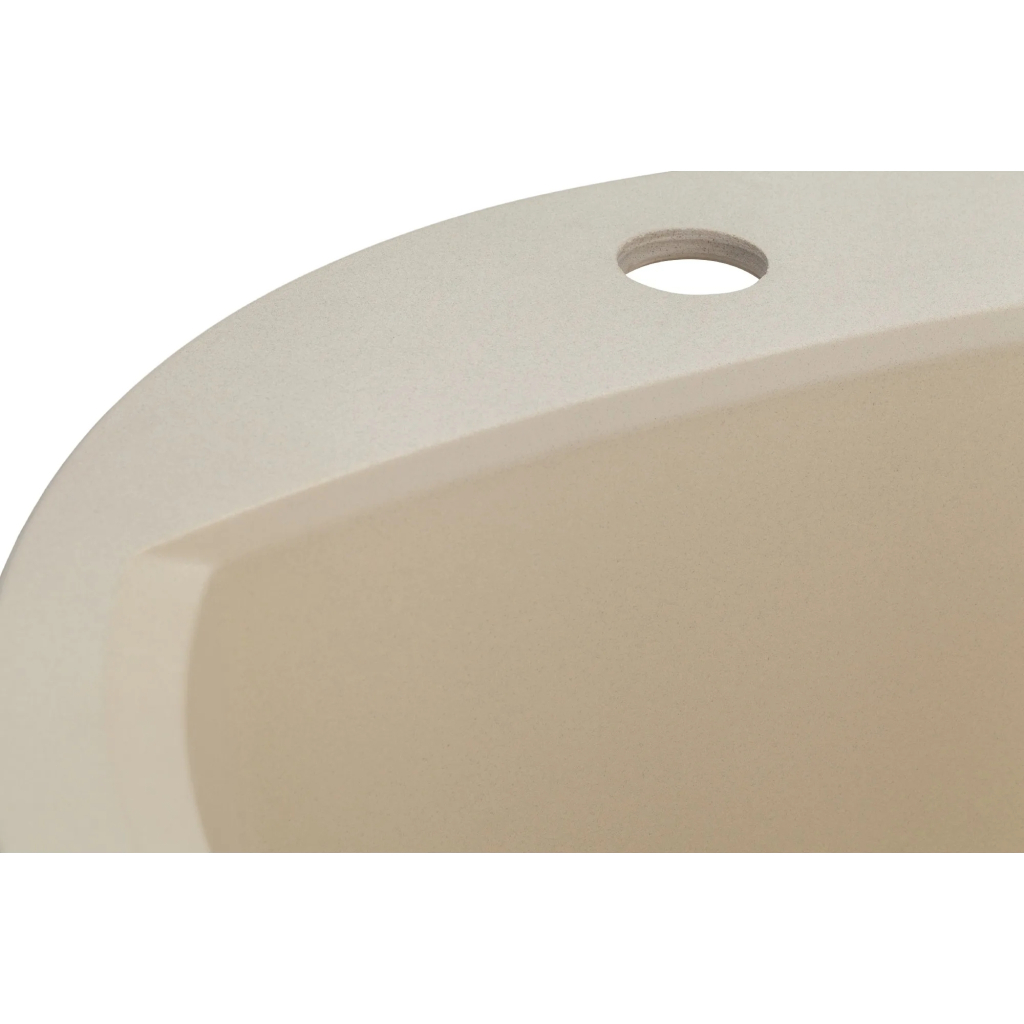 Мийка кухонна GRANADO RONDA ivory з сифоном (470*490mm.) (gr2204) - изображение 6