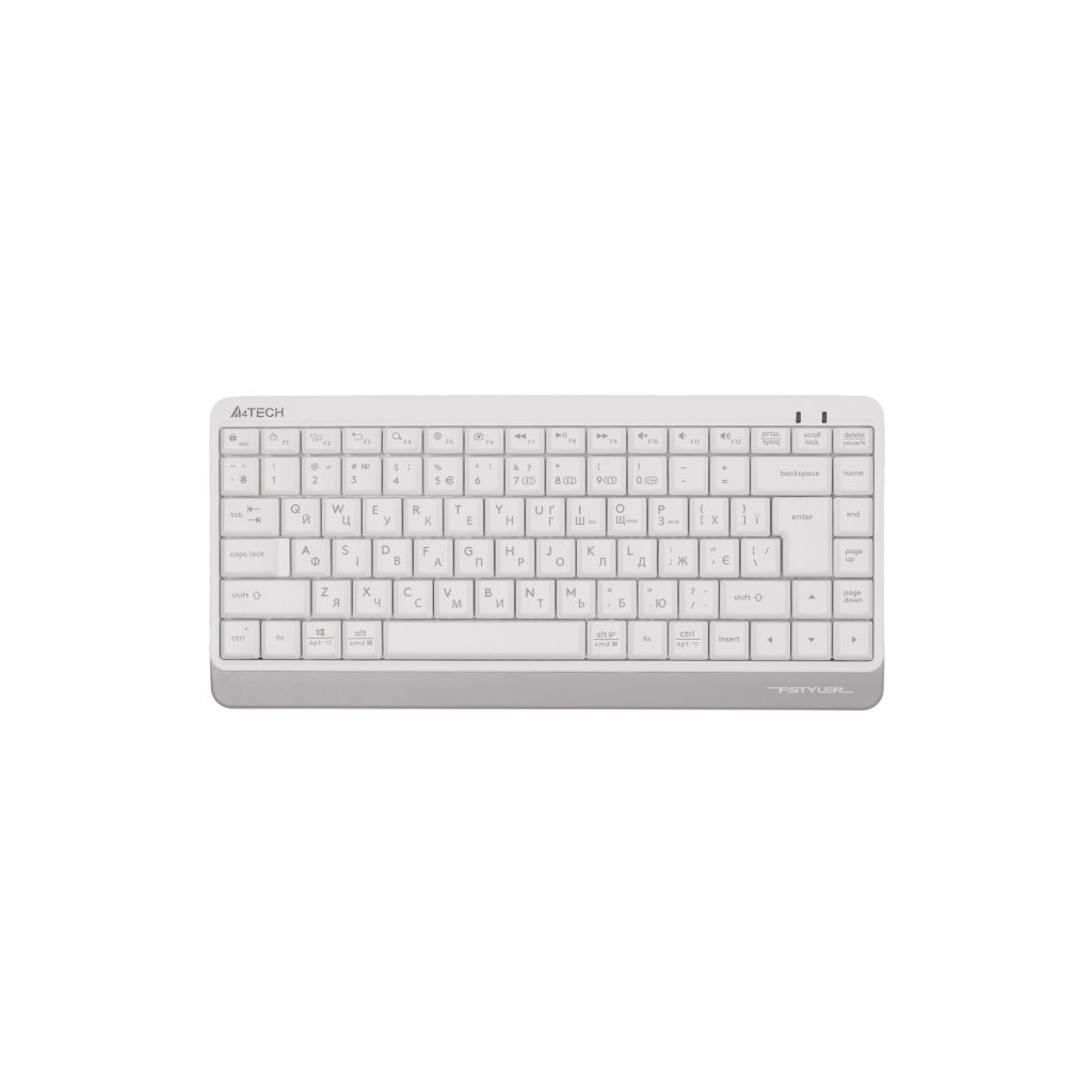 Клавіатура A4Tech FBK11 Wireless White - зображення 1