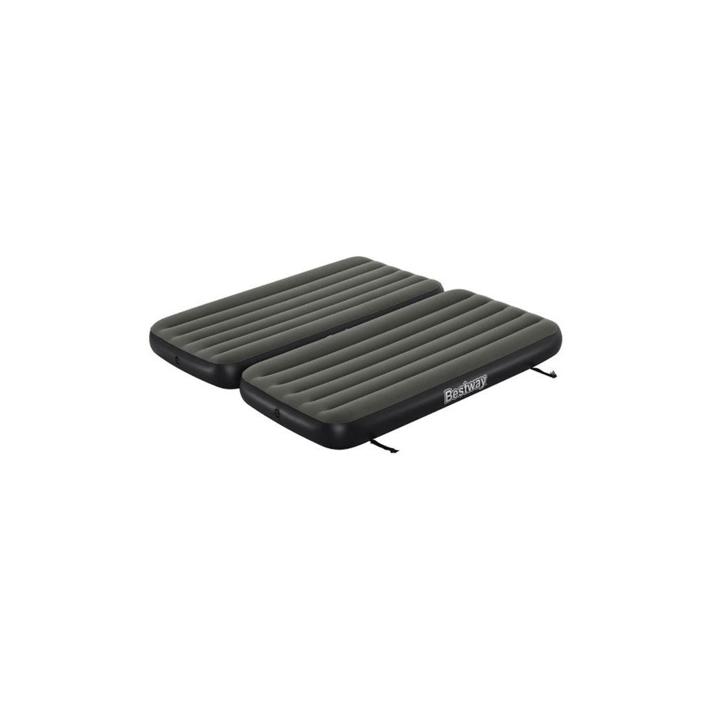 Матрац надувний BestWay 3в1 99 х 188 х 25/51 см Чорний (BW 67922) - зображення 1