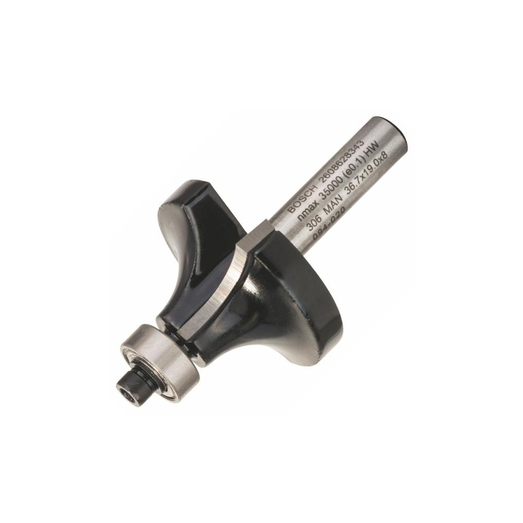 Фреза Bosch Professional карнизна, Std, S8, R12, L19 (2.608.628.343) - зображення 1