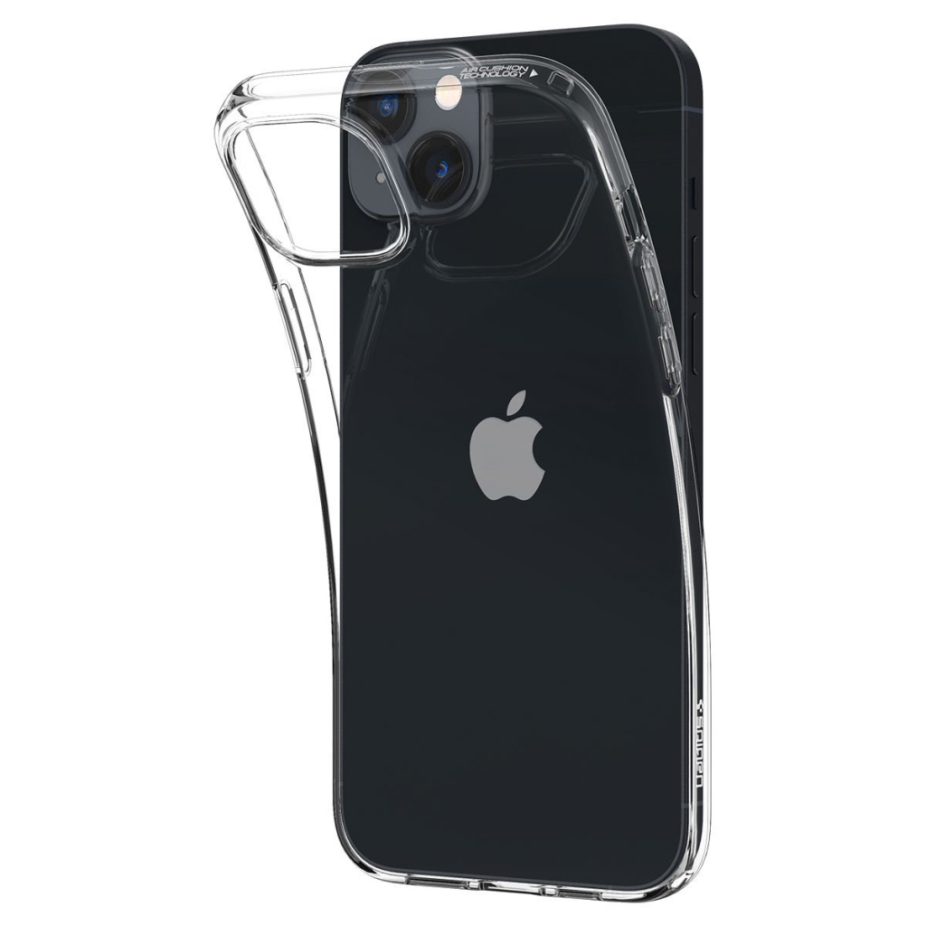 Чохол до мобільного телефона Spigen Apple iPhone 14 Liquid Crystal, Crystal Clear (ACS05033) - зображення 5