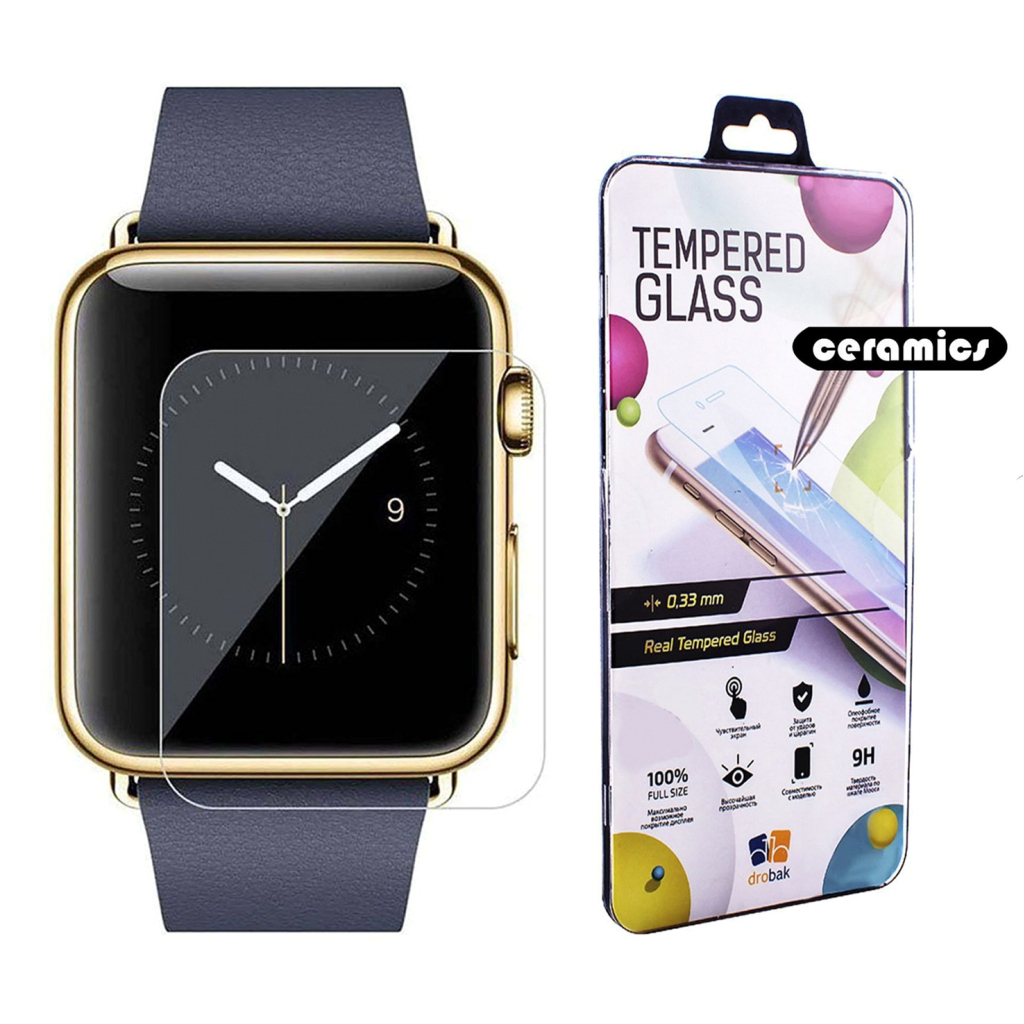 Плівка захисна Drobak Ceramics Apple Watch SE 40mm (2 шт) 313120 (313120) - зображення 1