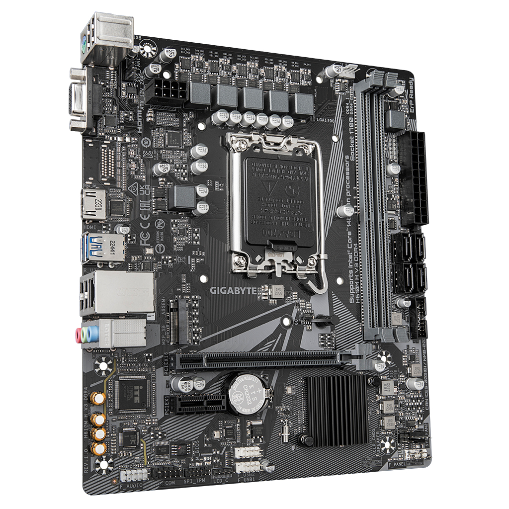Материнська плата GIGABYTE H610M H V3 DDR4 - зображення 2