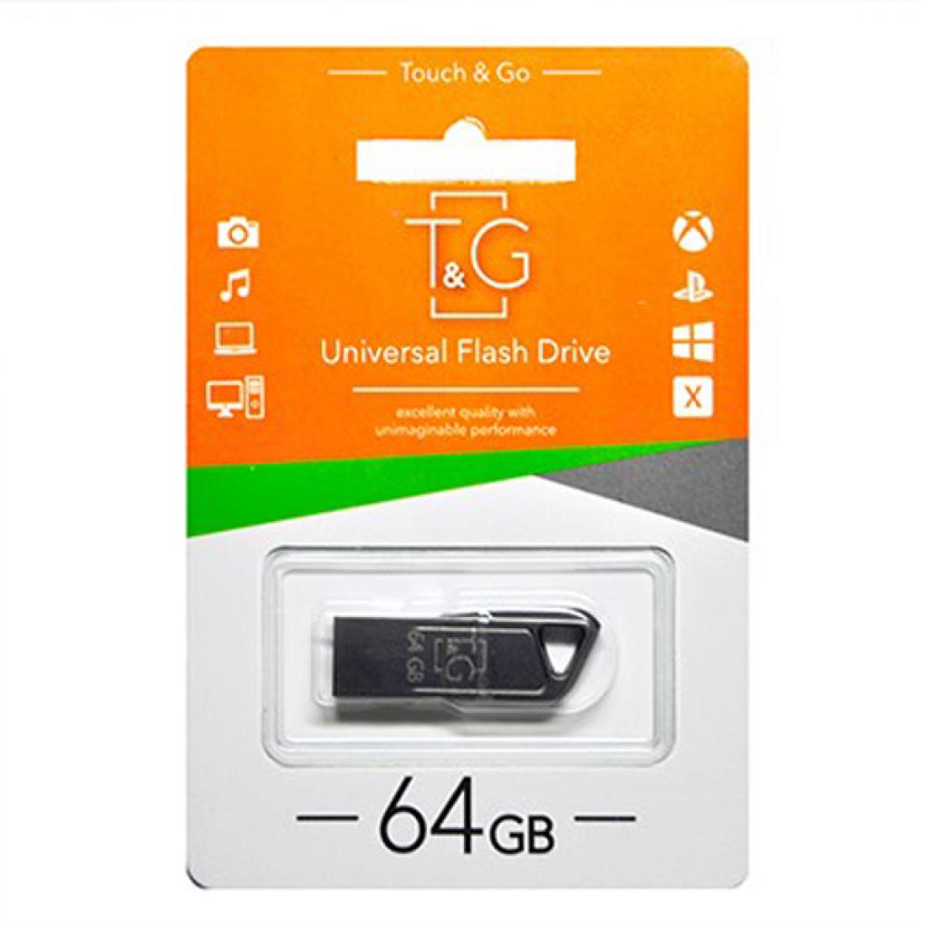 USB флеш накопичувач T&G 64GB 114 Metal Series USB 2.0 (TG114-64G) - зображення 2