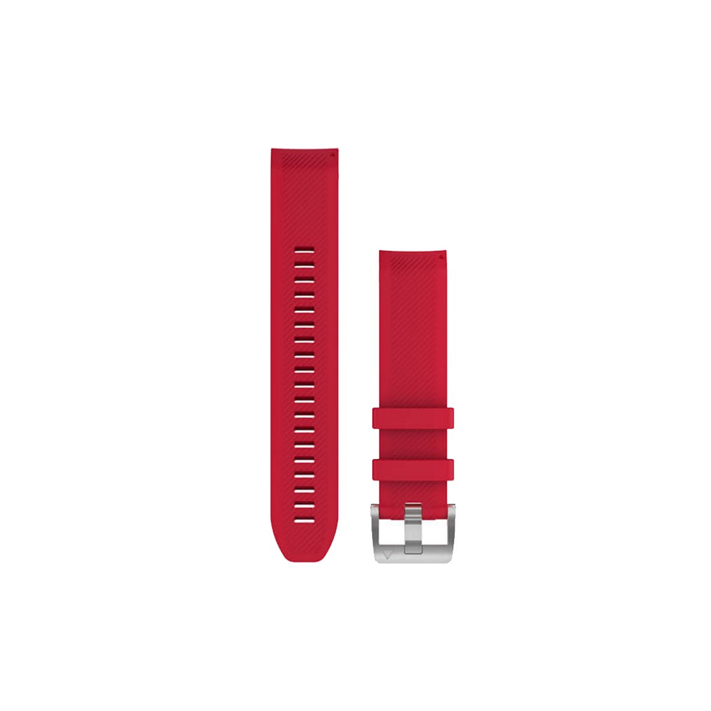 Ремінець до смарт-годинника Garmin MARQ, QuickFit 22m, Plasma Red, Silicone Strap (010-12738-17) - зображення 1