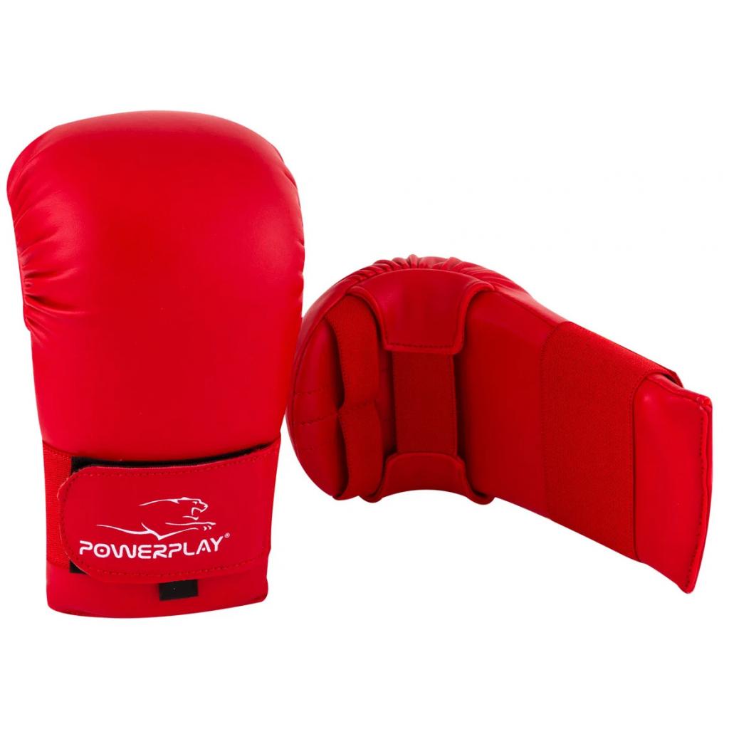 Рукавички для карате PowerPlay 3027 Червоні L (PP_3027_L_Red) - зображення 2