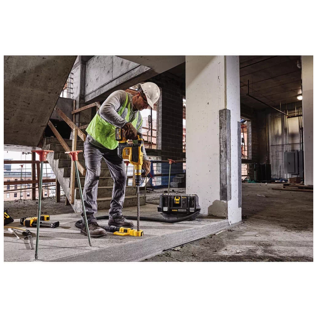 Перфоратор DeWALT безщітковий, SDS-Plus, 18 В, 2.6 Дж, 3 реж. кейс (DCH614N) - зображення 9