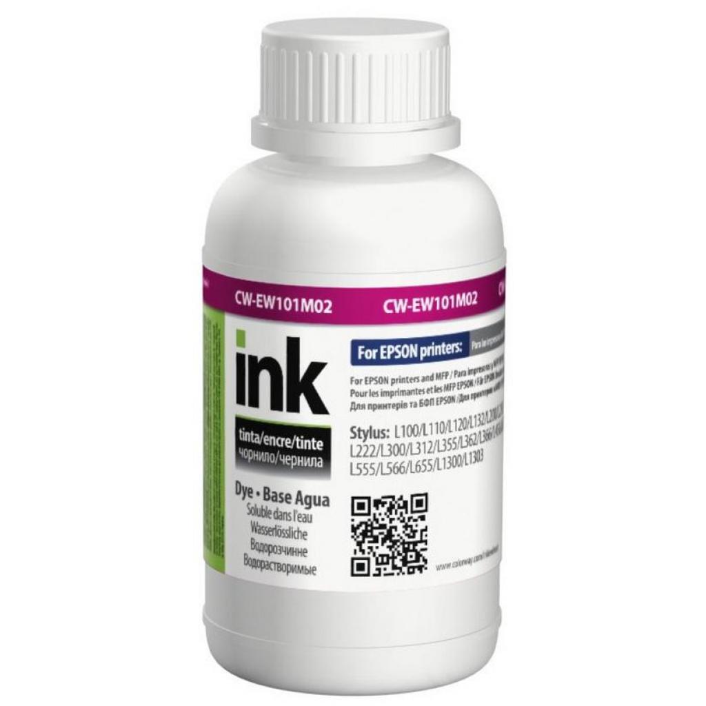Чорнило ColorWay Epson L-100/200, 200 мл Magenta (CW-EW101M02) - зображення 1