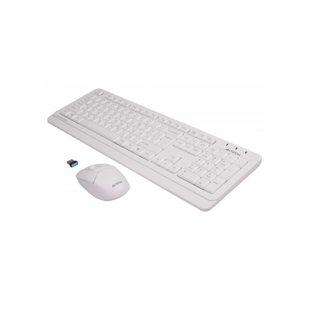 Комплект A4Tech FG1012 Wireless White - зображення 3