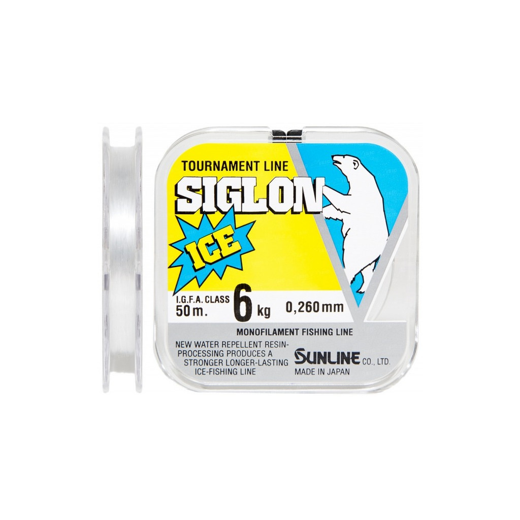Волосінь Sunline SIGLON ICE 50м #2.5/0.260мм 6кг (1658.03.19) - зображення 1