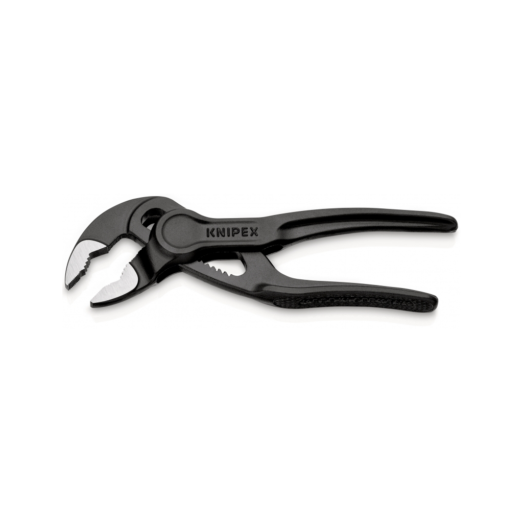 Кліщі KNIPEX COBRA XS переставні з фіксатором, 28 мм (1"), под ключ 24 мм, L-100 мм, Cr-V (87 00 100) - зображення 2