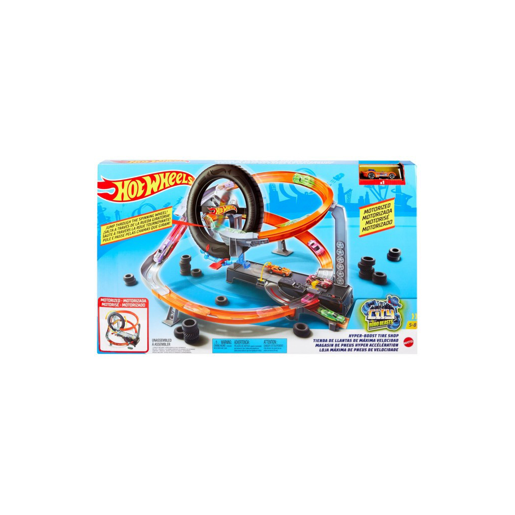 Автотрек Hot Wheels Перегони в шиномонтажній (GJL16) - зображення 1