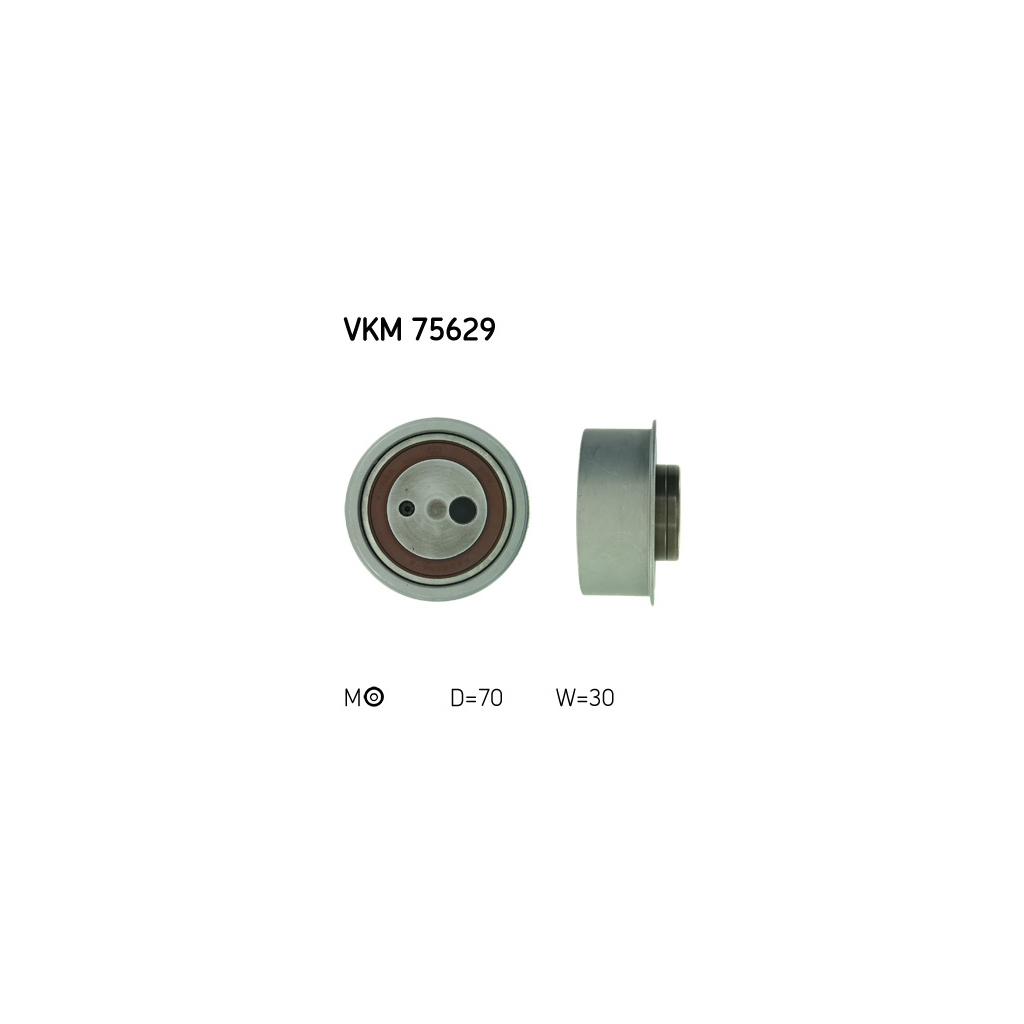 Ролик натягувача ременя SKF VKM 75629 - зображення 1