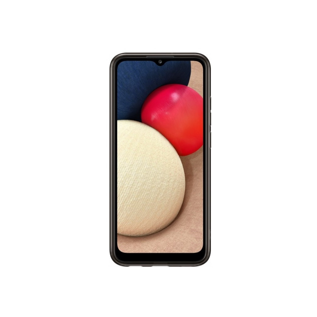 Чохол до мобільного телефона Samsung Soft Clear Cover Galaxy A02s (A025) Black (EF-QA025TBEGRU) - зображення 5