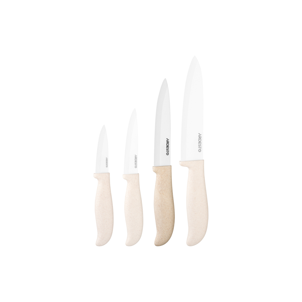 Кухонний ніж Ardesto Fresh 24.5 см Beige (AR2124CS) - зображення 3