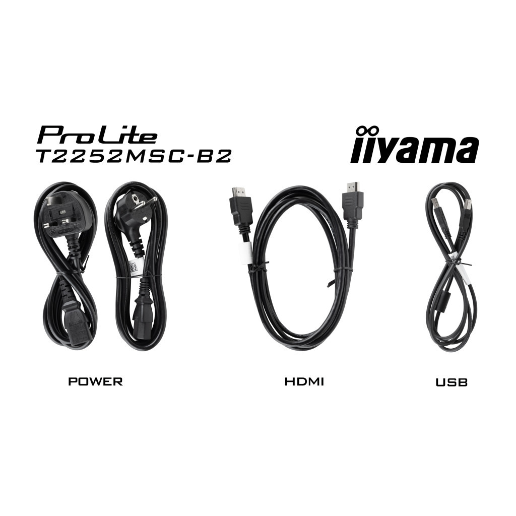 Монітор iiyama T2252MSC-B2 - зображення 12