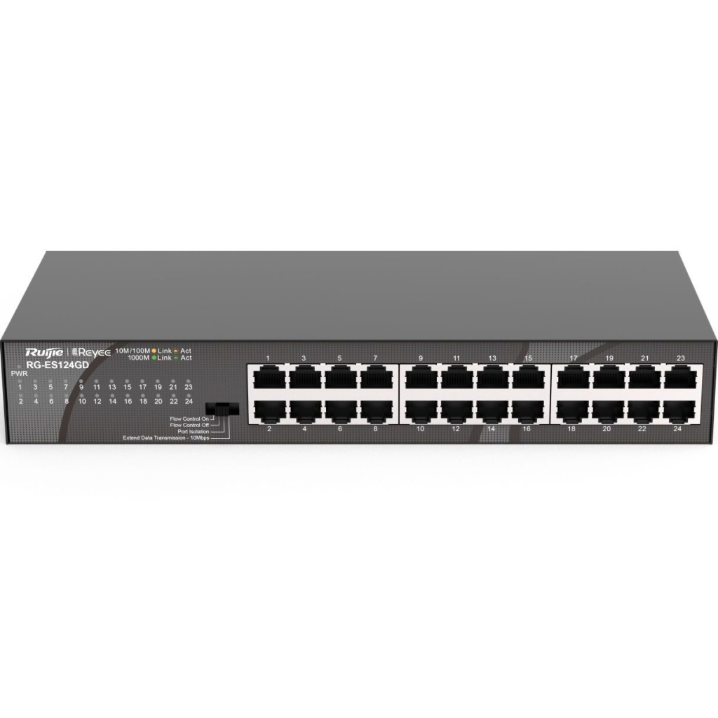 Комутатор мережевий Ruijie Networks RG-ES124GD - зображення 2
