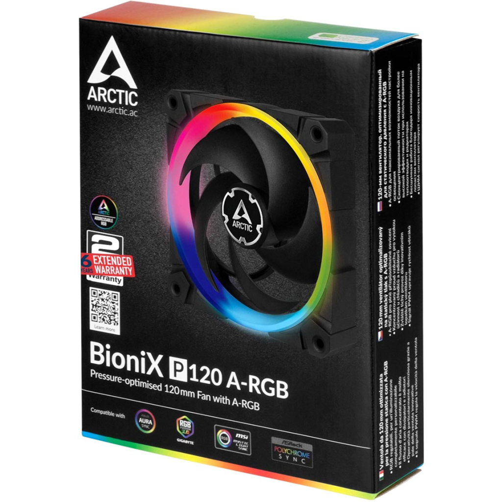 Кулер до корпусу Arctic BioniX P120 A-RGB (ACFAN00146A) - зображення 7