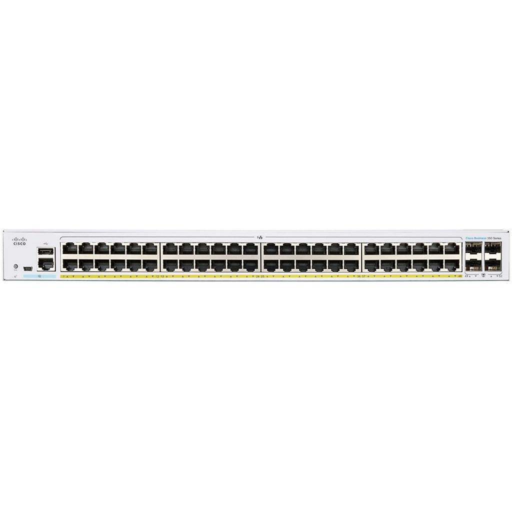 Комутатор мережевий Cisco CBS350-48P-4G-EU - зображення 2