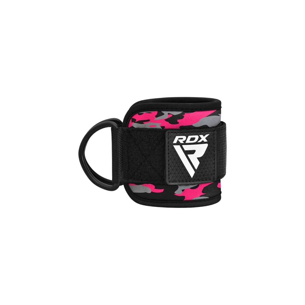 Манжета для тяги RDX A4 Gym Ankle Pro Camo Pink-pair (WAN-A4CP-P) - зображення 6