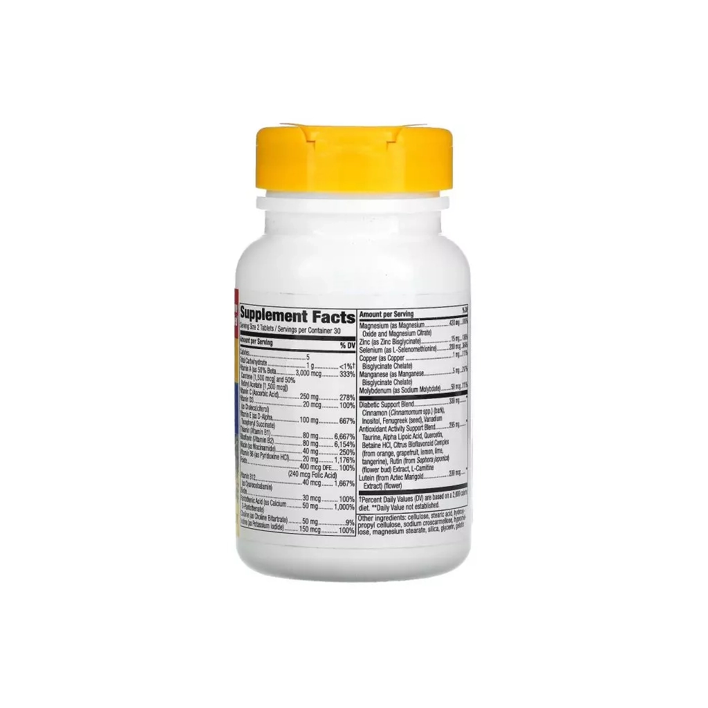 Мультивітамін Nature's Way Мультивітаміни для діабетиків, Completia, Diabetic Multi-Vitamin, 60 т (NWY-14923) - зображення 2