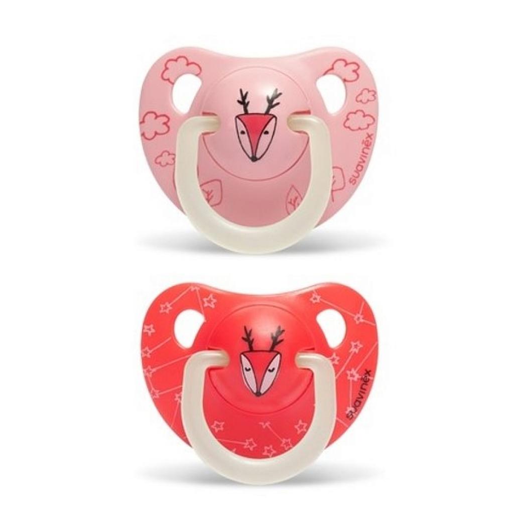 Пустушка Suavinex Оленятко нічна 6-18 міс 2 шт (304522) - зображення 1