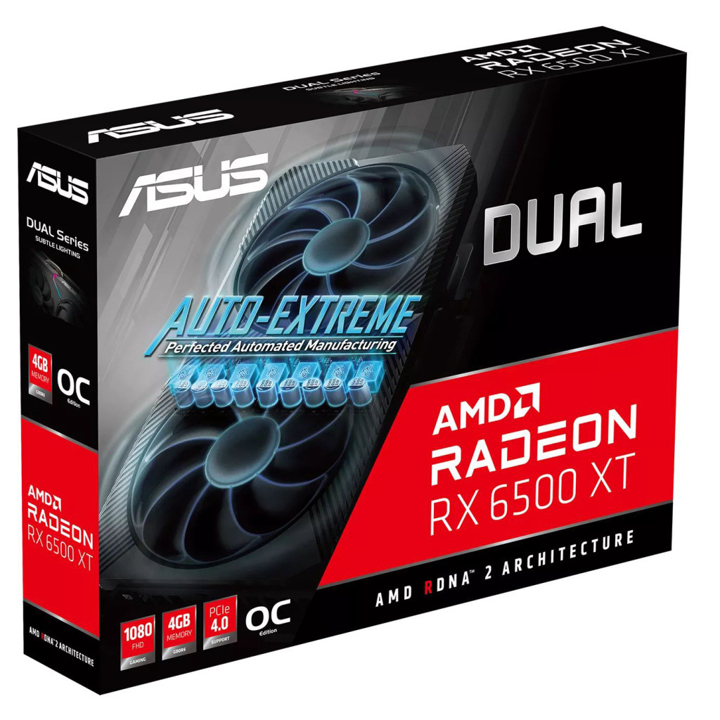 Відеокарта ASUS Radeon RX 6500 XT 4Gb DUAL OC (DUAL-RX6500XT-O4G) - зображення 11