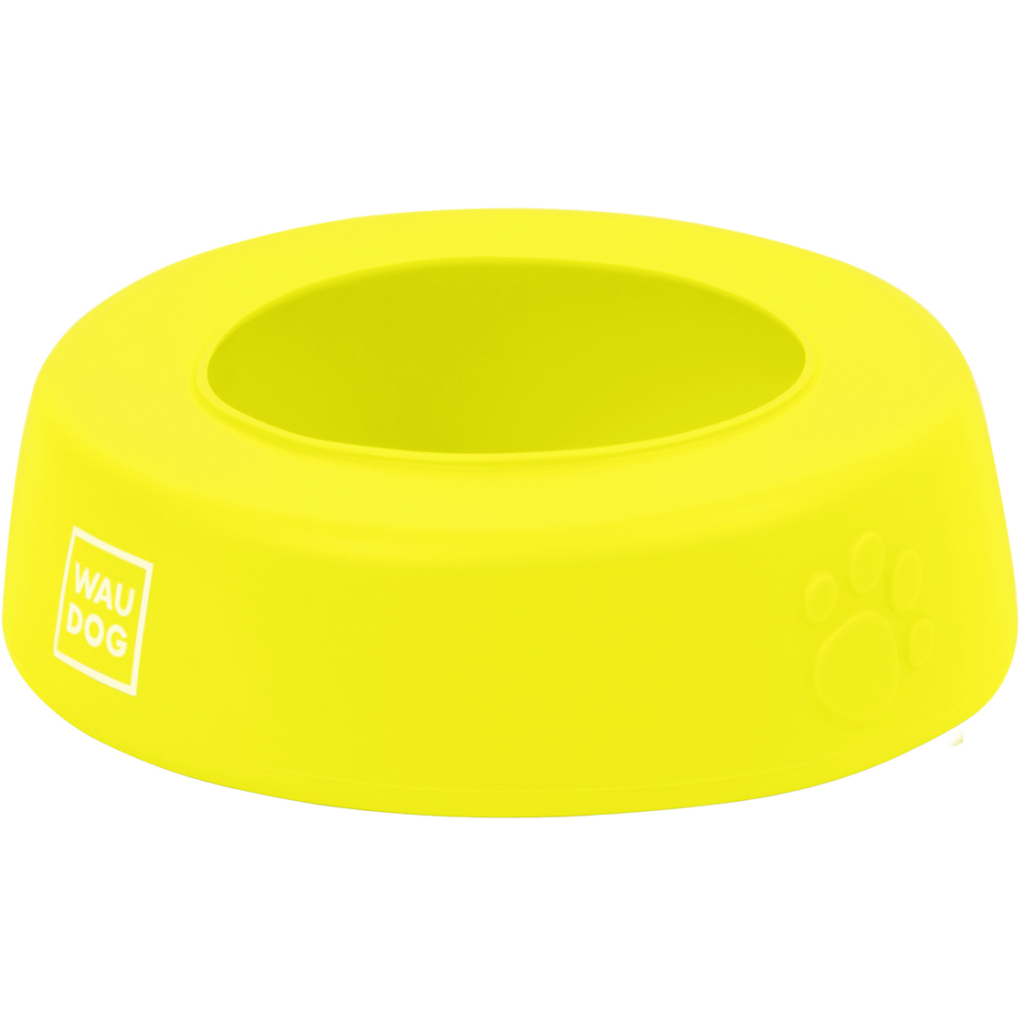 Посуд для собак WAUDOG Silicone Миска-непроливайка 750 мл жовта (50788) - зображення 3