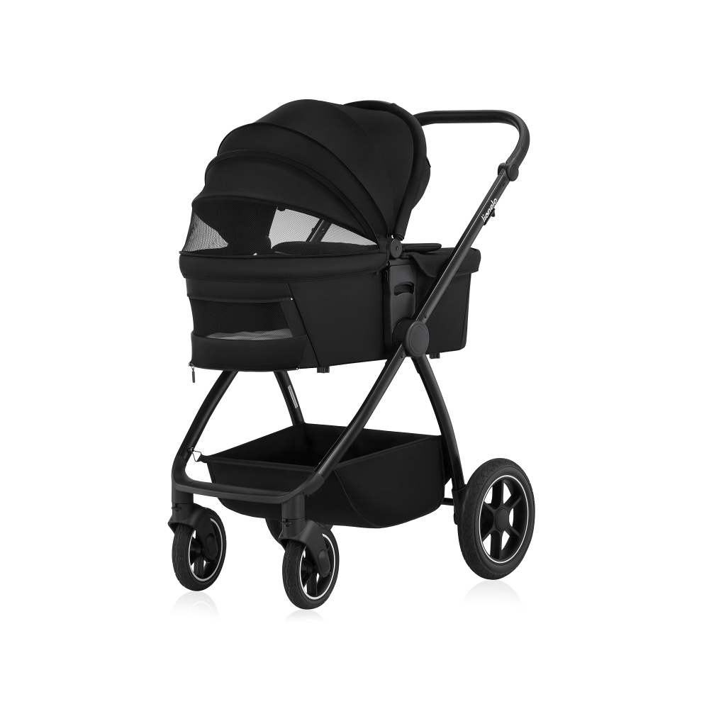 Коляска Lionelo 3 в 1 MERIL 3IN1 BLACK ONYX (LO-MERIL 3IN1 BLACK ONYX) - зображення 11