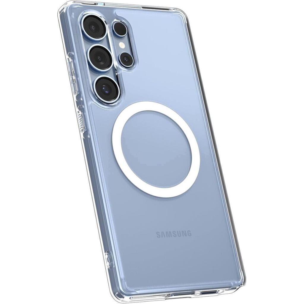 Чохол до мобільного телефона Spigen Samsung Galaxy S25 Ultra, Ultra Hybrid MagFit, Clear White (ACS08956) - изображение 2