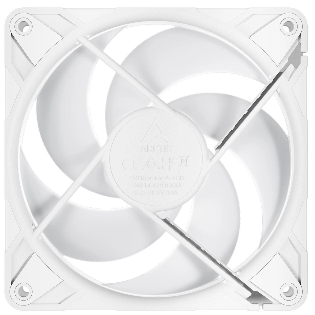 Кулер до корпусу Arctic P12PRO REV ARGB WHITE (ACFAN00325A) - зображення 4