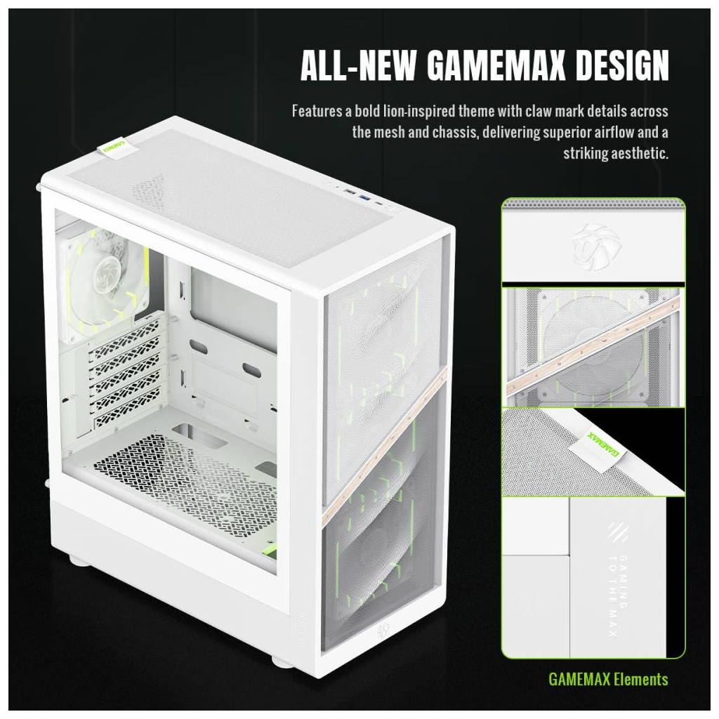 Корпус для ПК Gamemax AERIS 330 MW - зображення 12