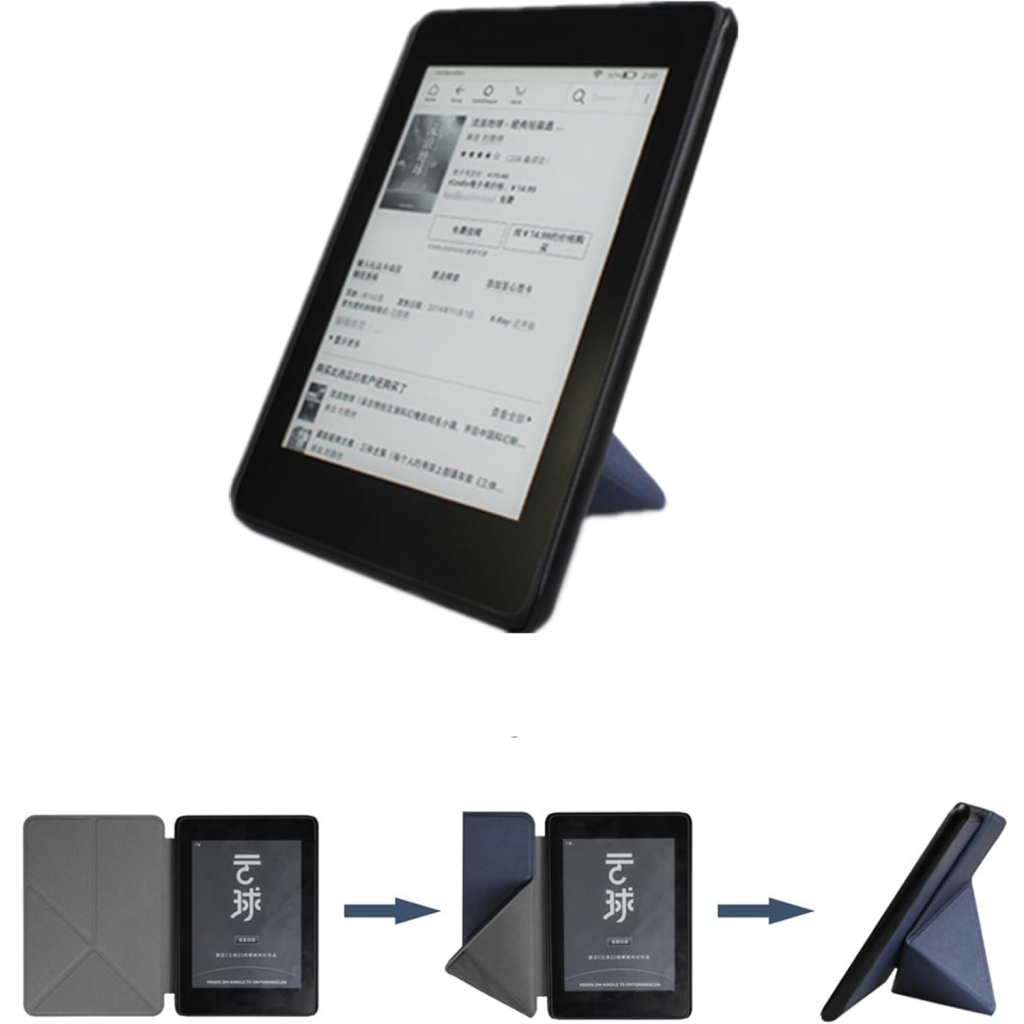 Чохол до електронної книги BeCover Ultra Slim Origami Amazon Kindle Paperwhite 12th Gen. 2024 7"/Colorsoft (2024) Deep Blue (712838) - зображення 8
