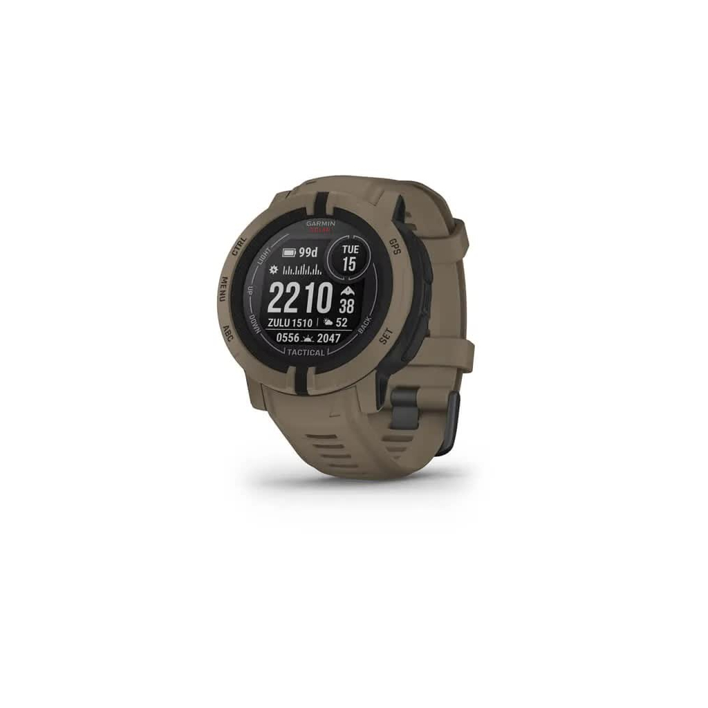 Смарт-годинник Garmin Instinct 2, Solar, Tactical Edition, Coyote Tan, GPS (010-02627-04) - зображення 1
